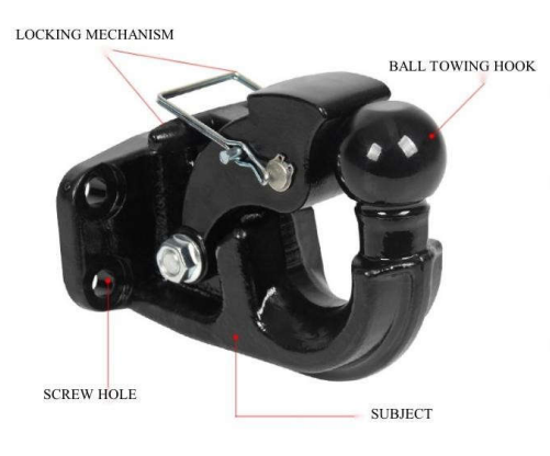 BUROPEAN-STYLE ANTLBOTTOM TRAILER HOOK