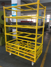 Metal Fabricated OEM Auot Parts Turnover Frame with Powder Coating Treatment