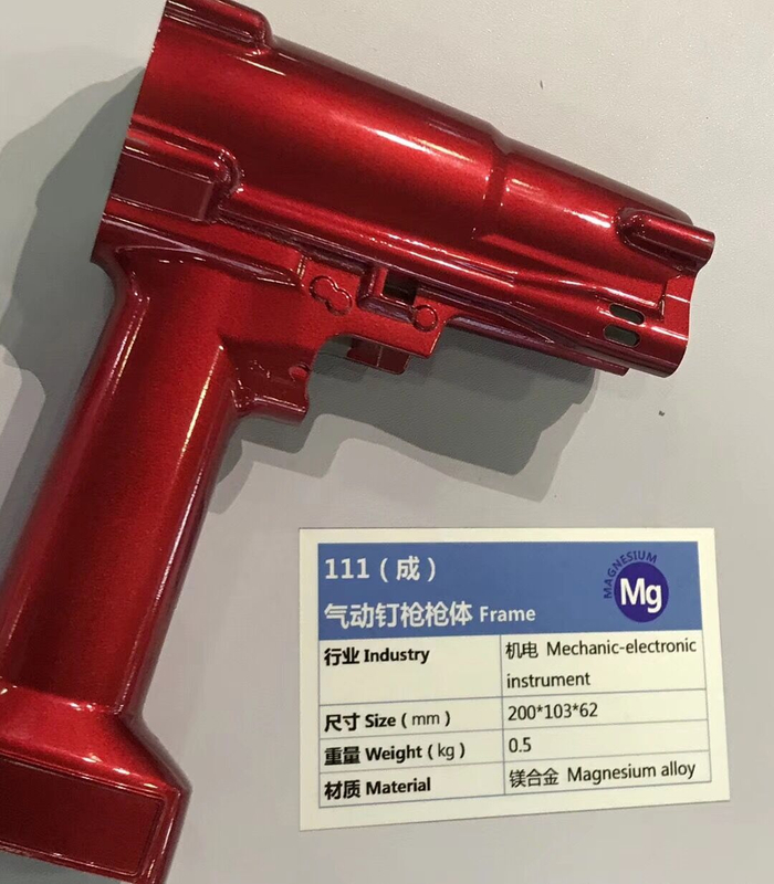 Magnesium Die Casting Powder Coated Frame for Pneumatic Tools