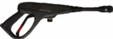 Plastic handle (three-section gun) with intermediate lever and short high and low lever