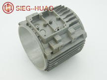 Aluminum Die Casting Sand Blasted Motor Housing ADC12